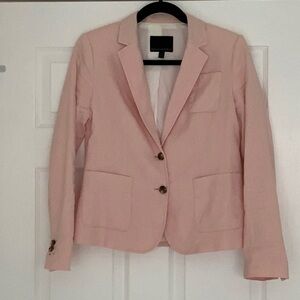 Banana Republic Pink Linen Blazer